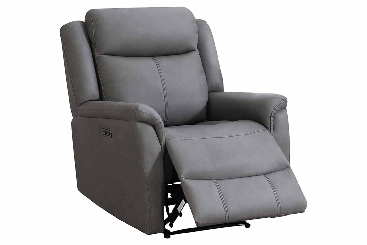 Otto Armchair | Power Recliner | Fabric | Steel Grey