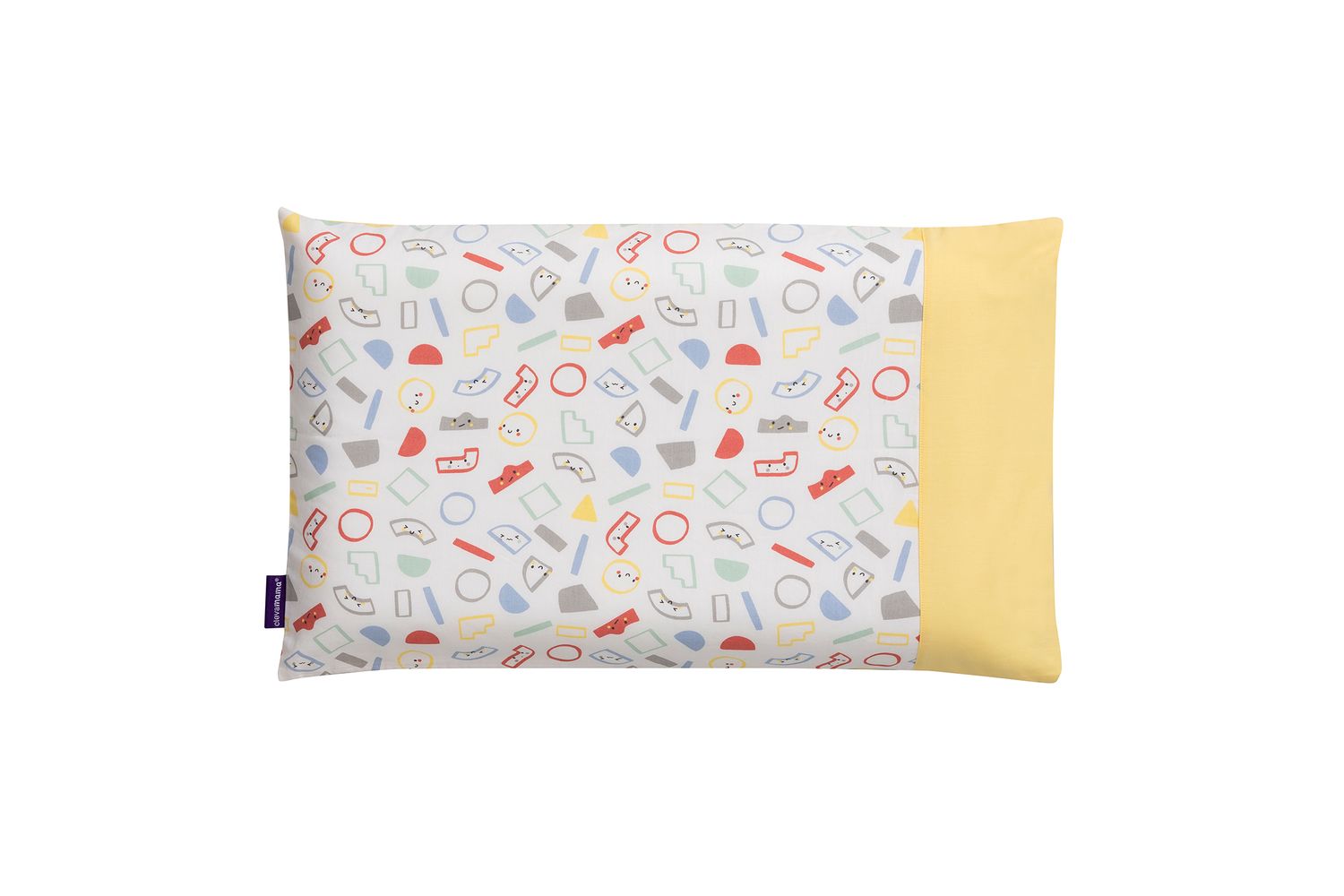 Clevafoam Baby Pillow Case - Greyyellow