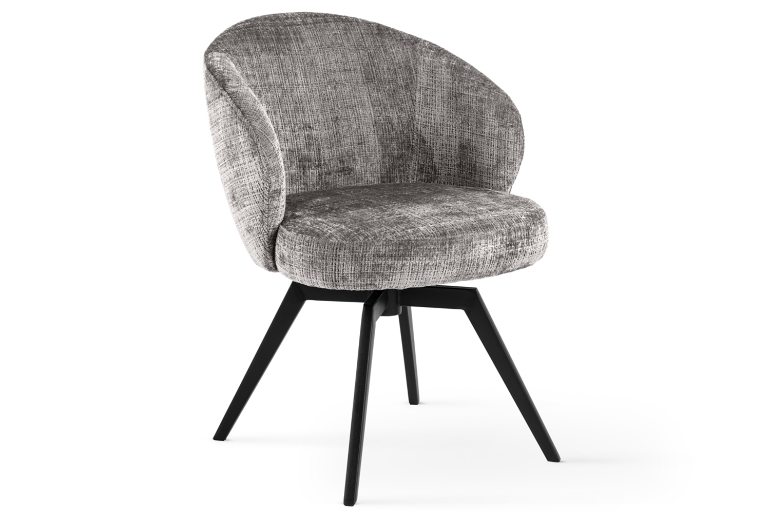 Darlene Dining Chair | Swivel | Grey