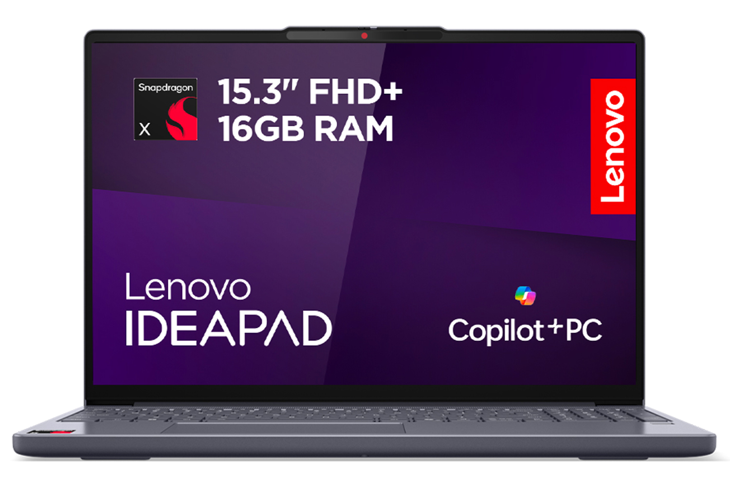 Lenovo IdeaPad Slim 3 15Q8X10 15.3" Snapdragon X | 16GB | 256GB | Luna Grey