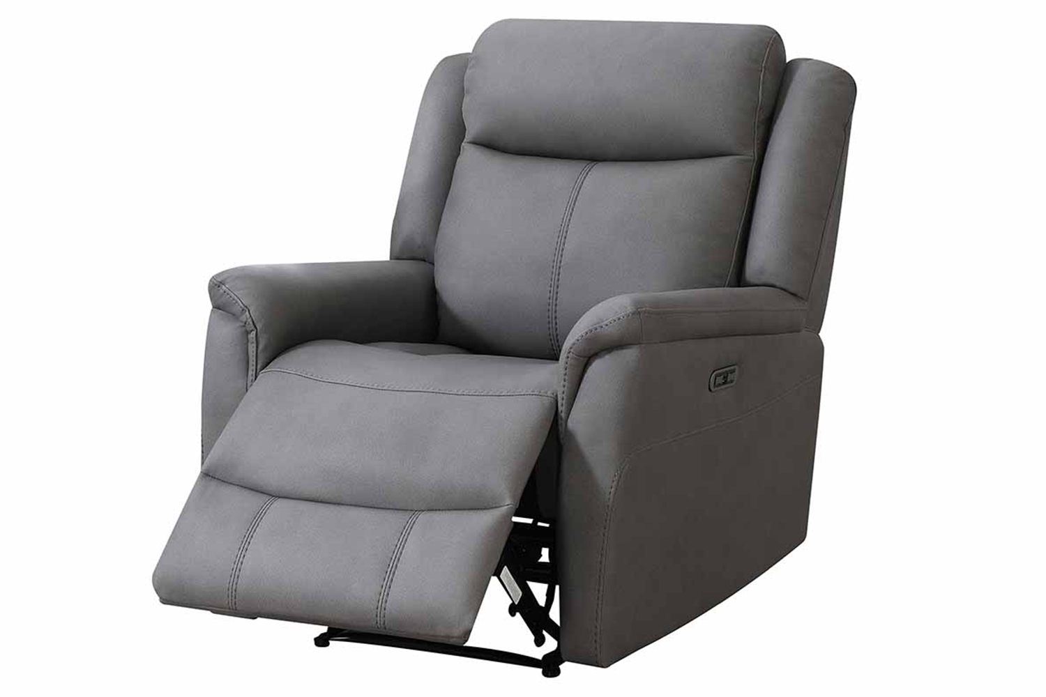 Otto Armchair | Power Recliner | Fabric | Steel Grey