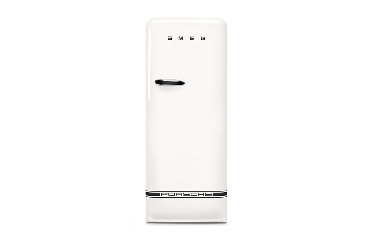 Smeg 50's Style Porsche Freestanding Fridge | FAB28RDPCW6 | Carrara White
