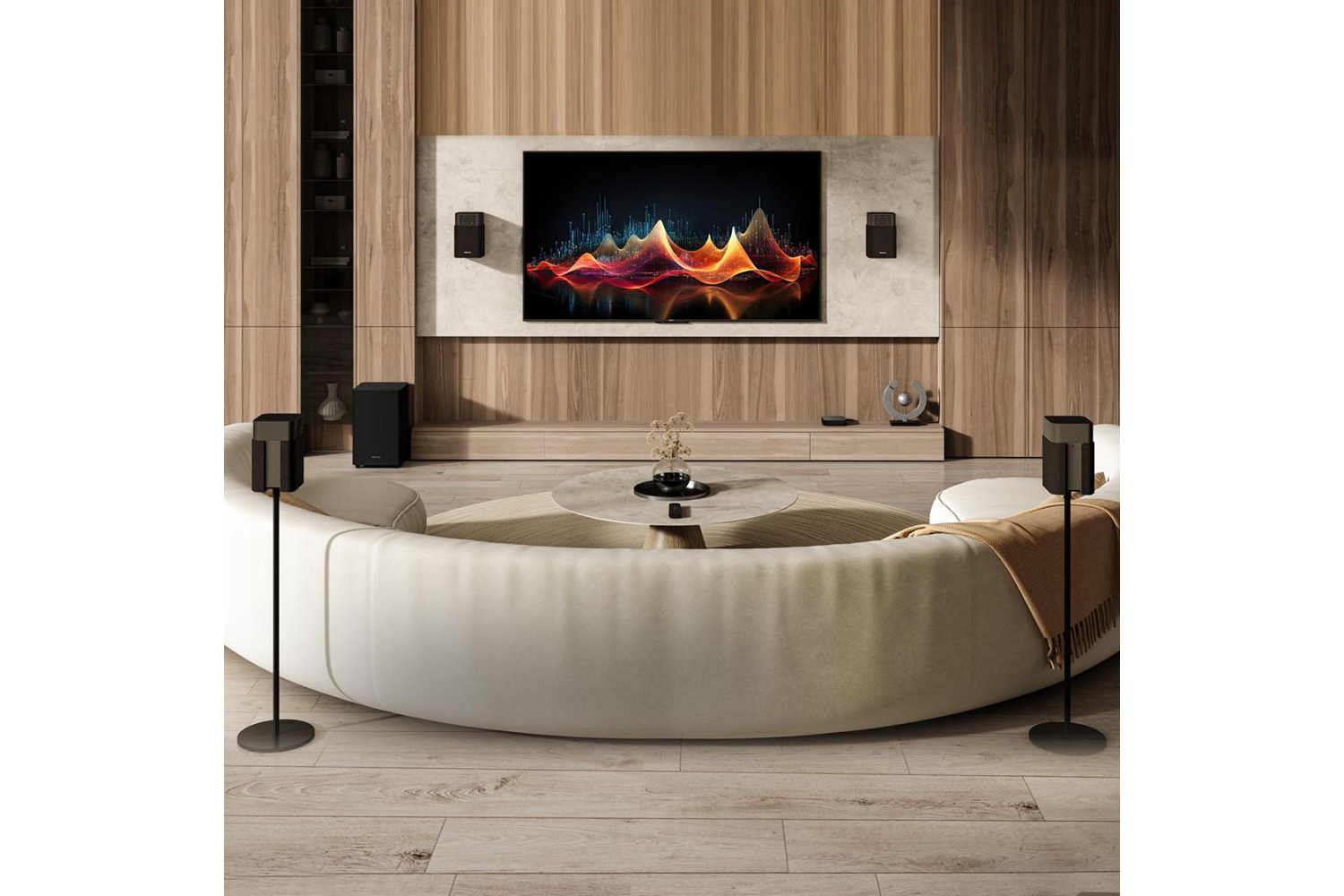 Hisense 4.1.2 CH Soundbar with Subwoofer and Wireless Speaker | HTSATURN