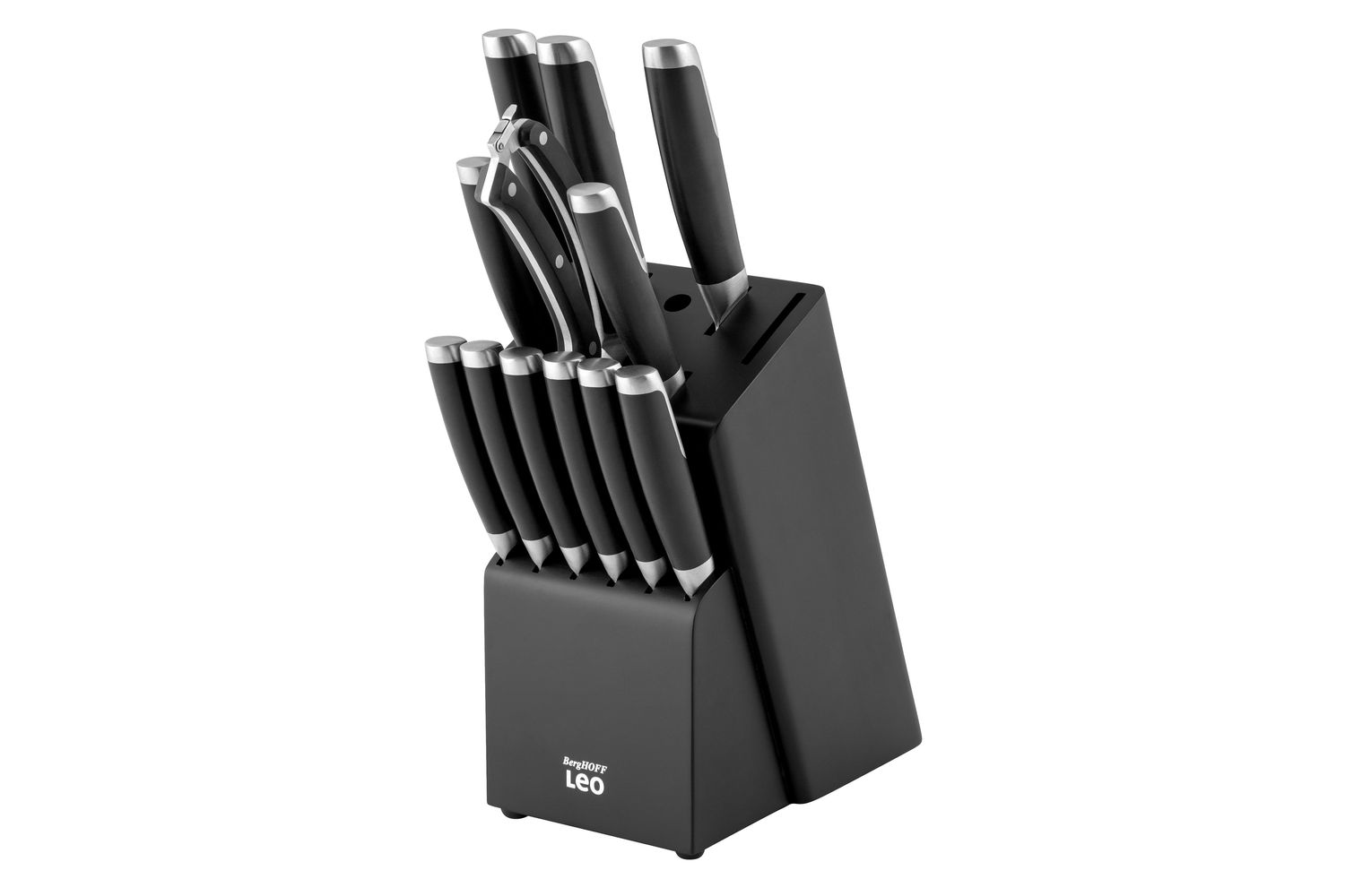 Berghoff 13pc Knife Block Graphite | Knife Block Set | Stainless Steel | Large