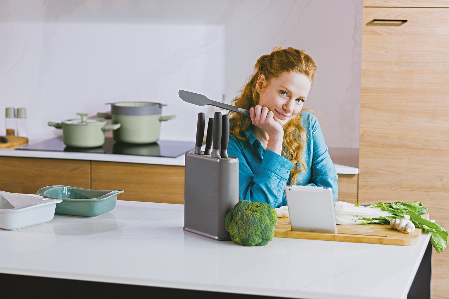 Berghoff Spatula Grey | Kitchen Spatula | Silicone & Recycled Plastic