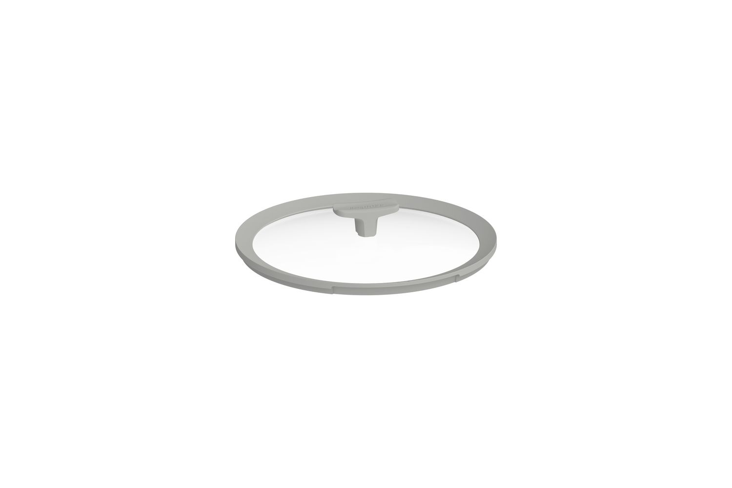 Berghoff Glass Cover Moonmist 32cm | Glass Lid | Silicone Rim | Grey