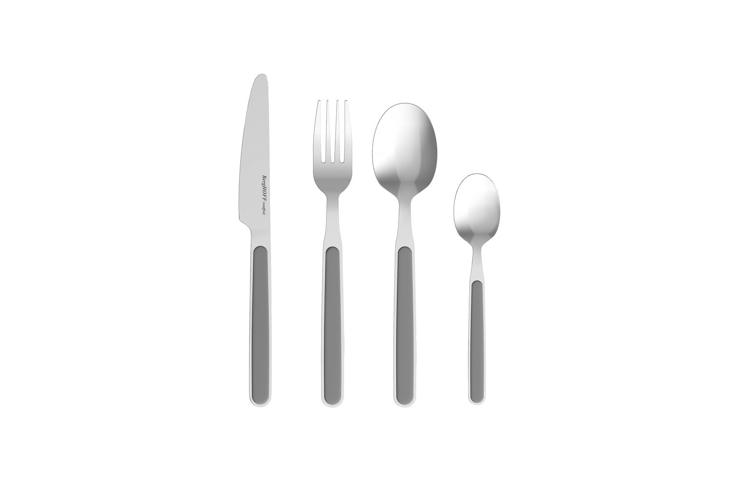 Berghoff Leo 25 Piece Flatware Set | Cutlery Set | Stainless Steel | Grey