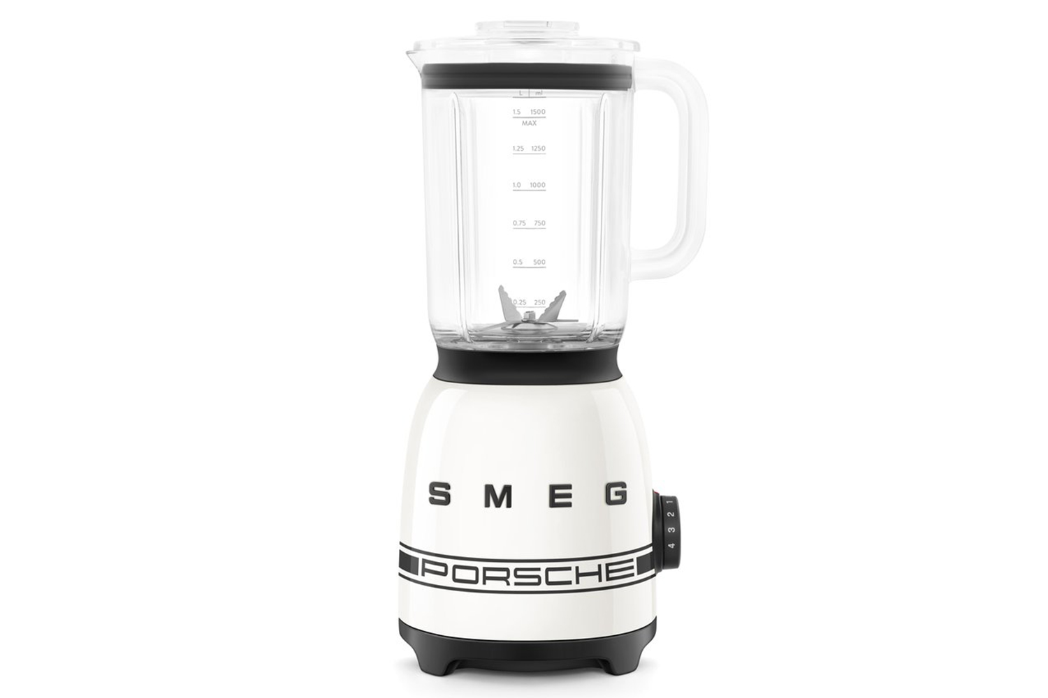 Smeg 50's Retro Style Porsche Blender | BLF03PCWUK | Carrara White