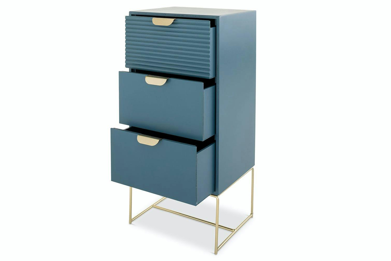 Frankie Bedside Table | Slim | Blue