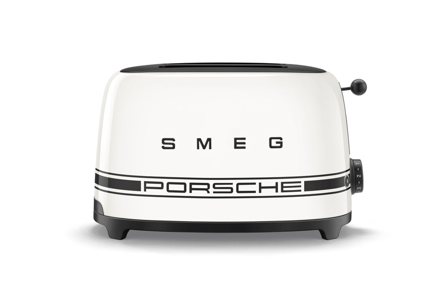 Smeg 50's Retro Style Porsche 2 Slice Toaster | TSF01PCWUK | Carrara White