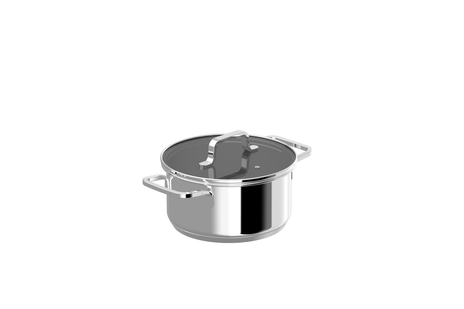 Berghoff Covered Casserole Helix 18cm | Casserole Dish | Recycled Stainless Steel