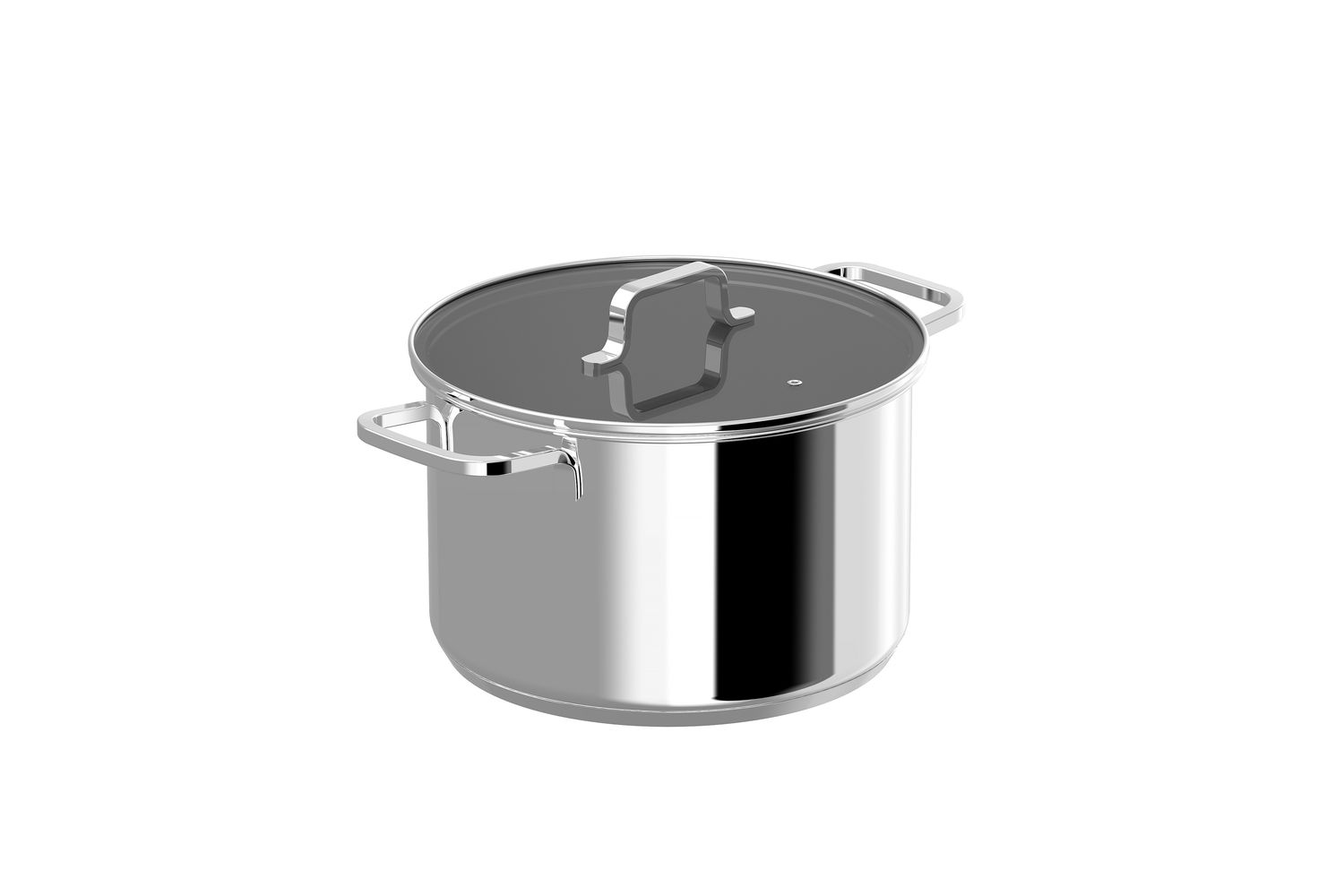 Berghoff Covered Stockpot Helix 24cm | Stockpot | Stainless Steel