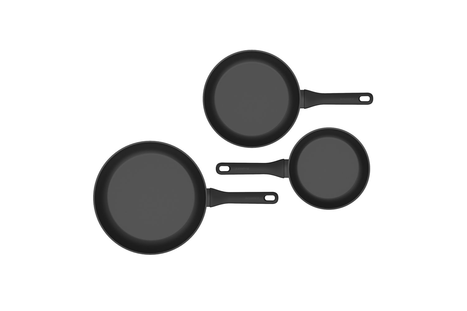 Berghoff Helix Frying Pan Set | Non-stick | Recycled Aluminium | 3 Piece