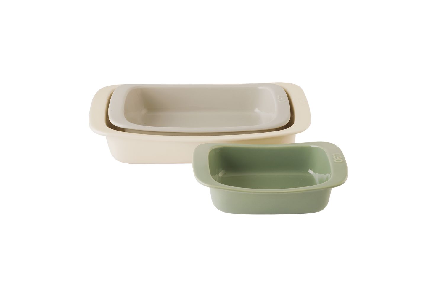 Berghoff Balance Rectangular Baking Dish Set | Stoneware | 3 Piece