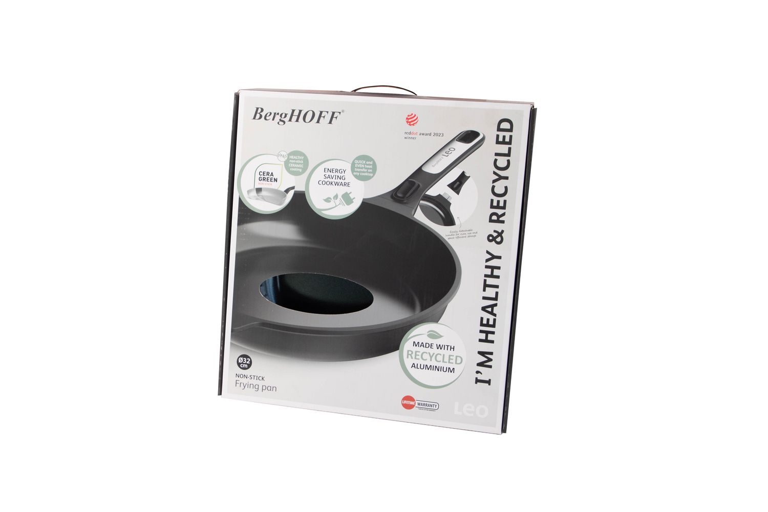 Berghoff Phantom Frying Pan | Non Stick | Recycled Aluminium | 32cm