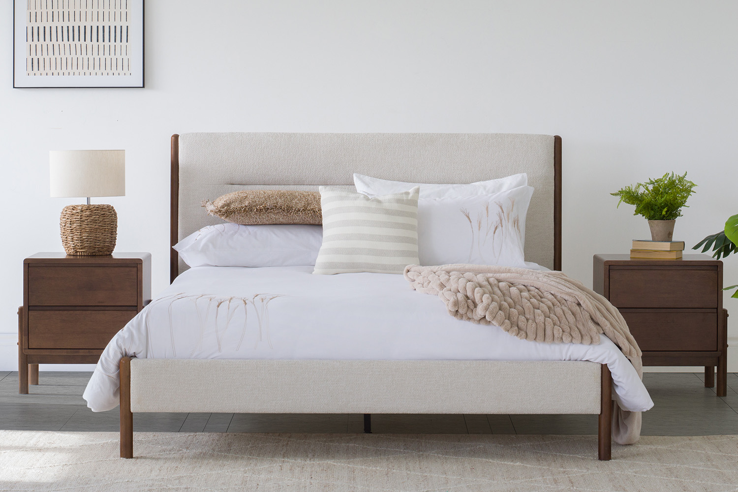 Bella Bed Frame | Double | 4ft6 | Cream