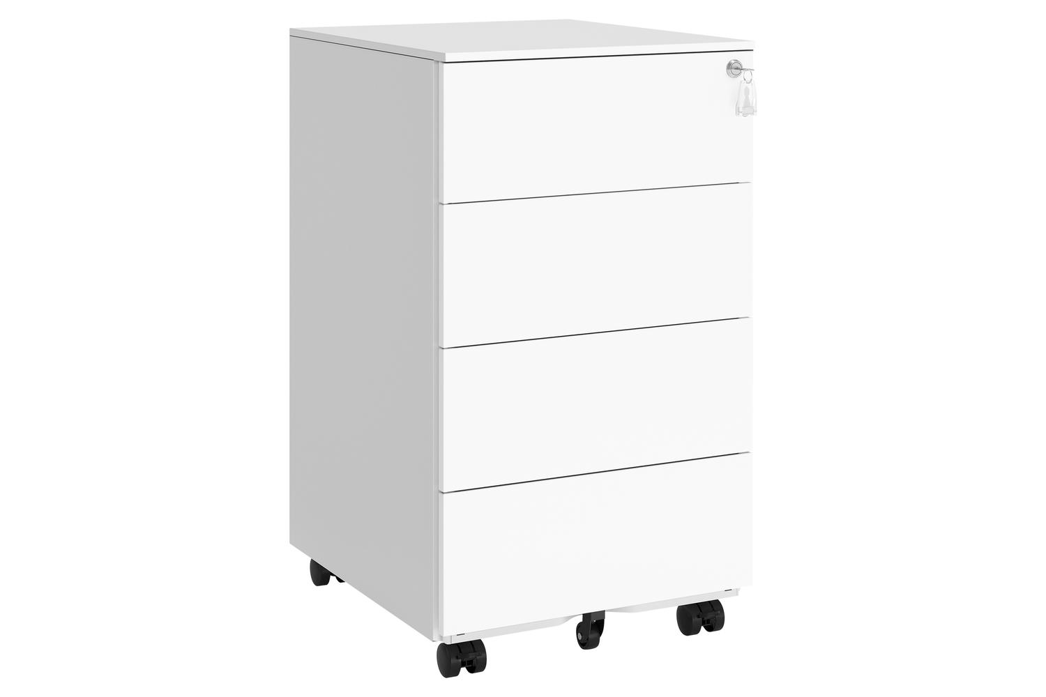 File Cabinet | File Storage | Steel | 4 Drawer | Cloud White