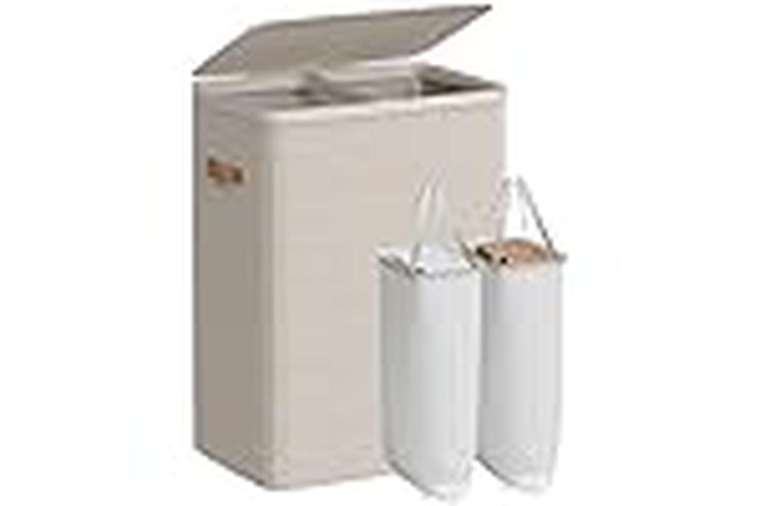 Laundry Basket | Laundry & Clothing Care | Polyester Fabric | 56 X 40 X 75 Cm