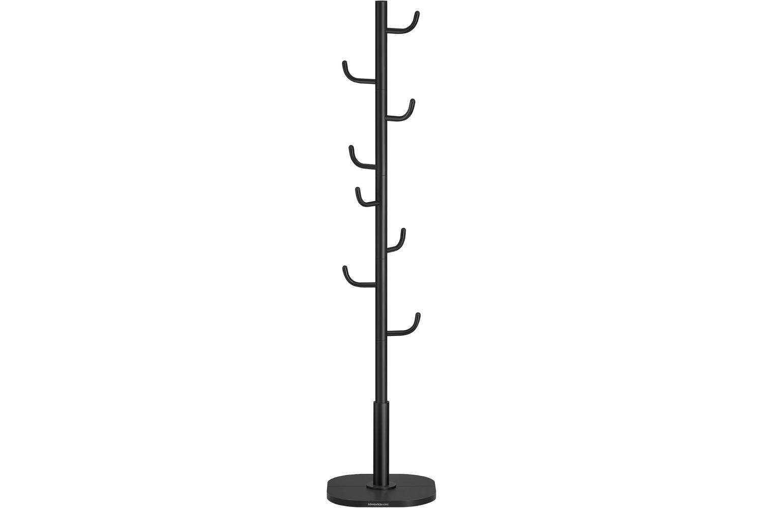 Coat Rack | Coat Stand | Steel And Mdf | 175.3 Cm