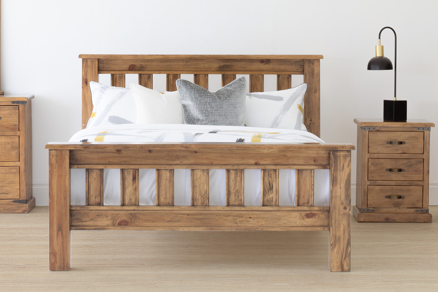Galveston Bed Frame | King | 5ft | Natural