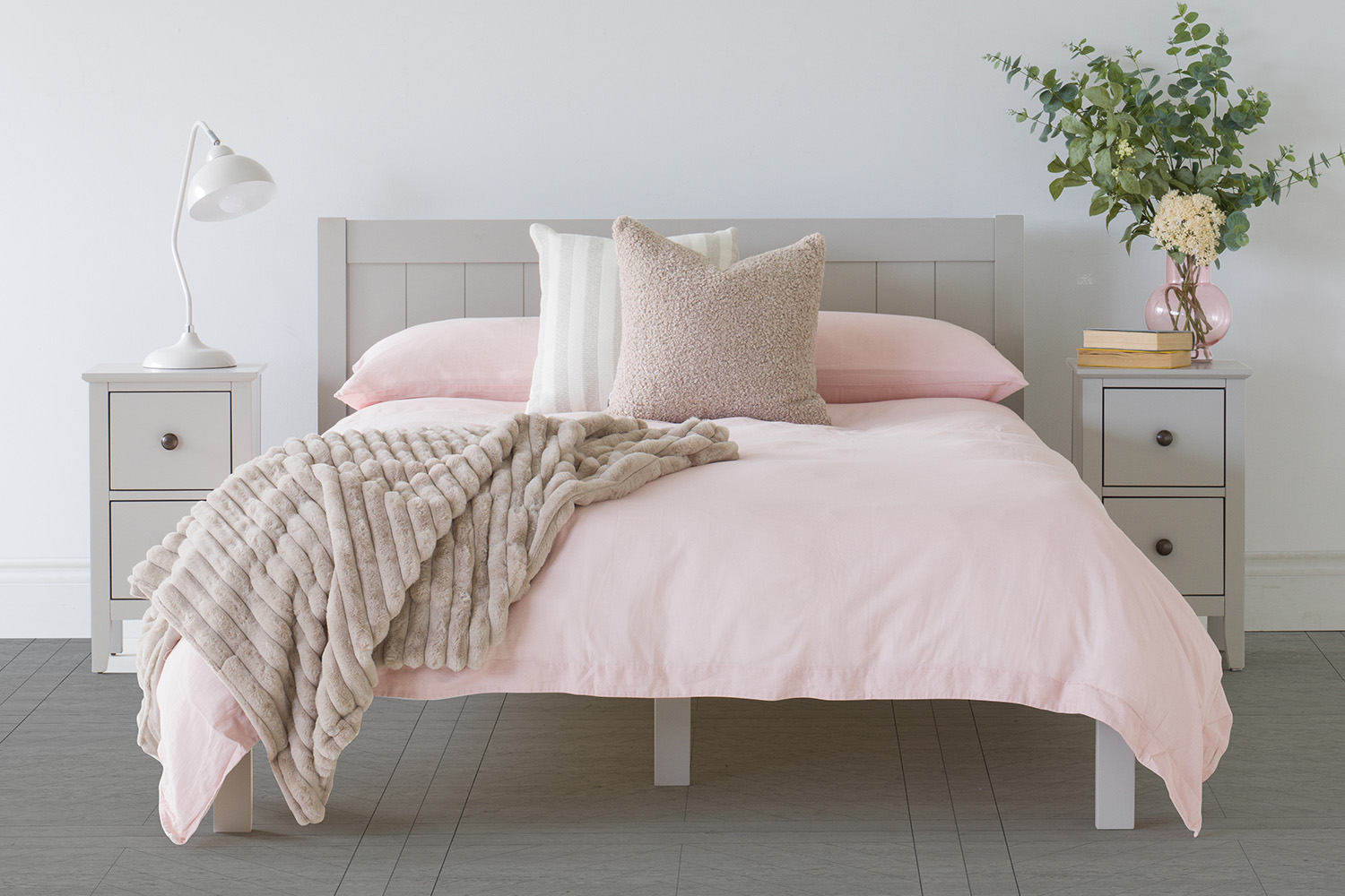 Jay Bed Frame | Small Double | 4ft | Grey