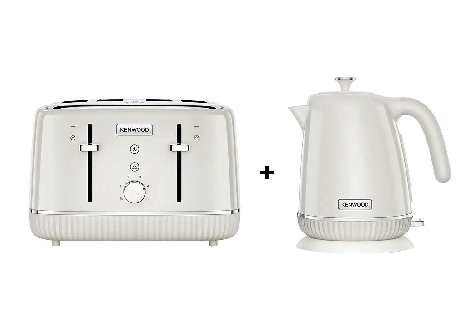 Kenwood Elegancy Kettle and Slice Toaster Bundle Cream
