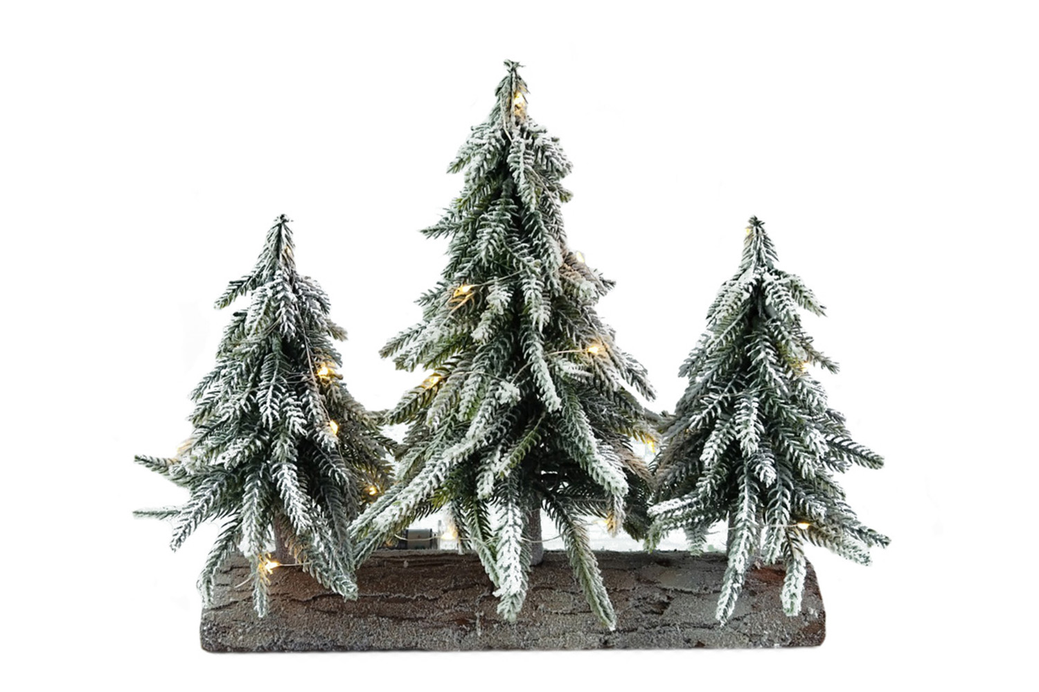 Christmas Decoration | LED Snowy Christmas Tree Centerpiece | Green