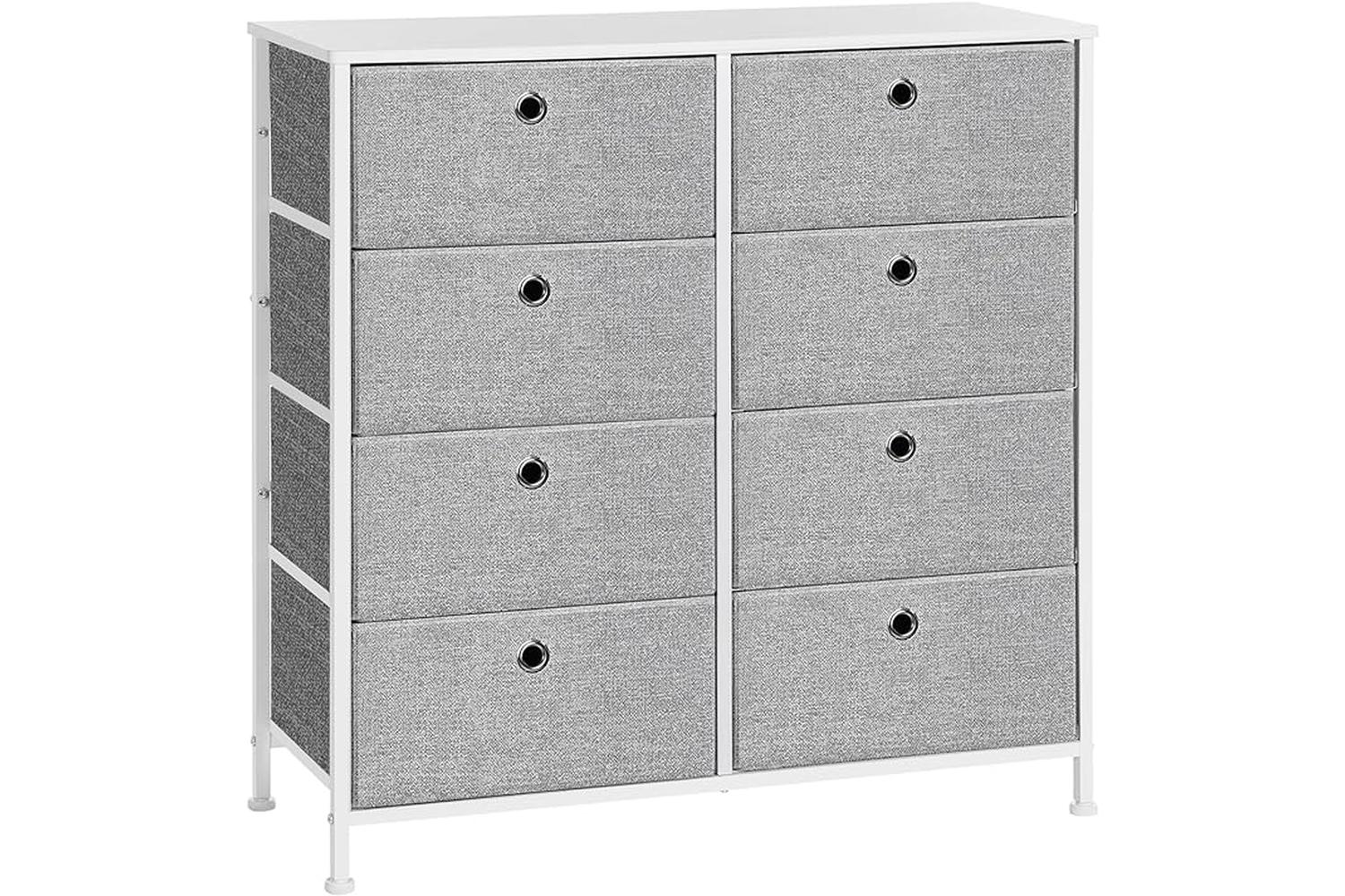 Dresser Unit | Chest Of Drawers | Mdf And Steel | 80cm