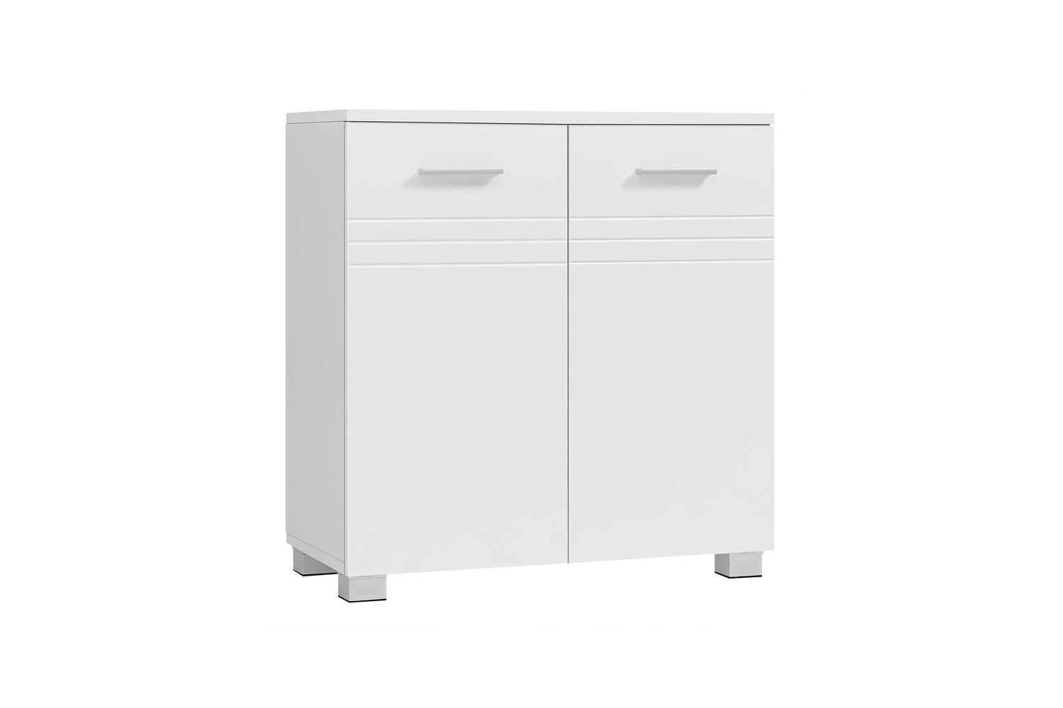 Sink Cabinet | Bathroom Storage | Mdf & Chipboard | 60 X 30 X 63 Cm