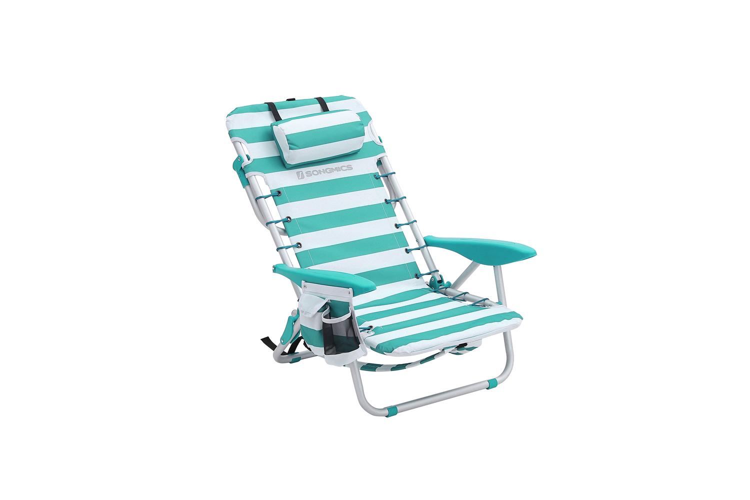 Beach Chair | Camping Chair | Aluminium Frame | 68 X 63 X 75 Cm