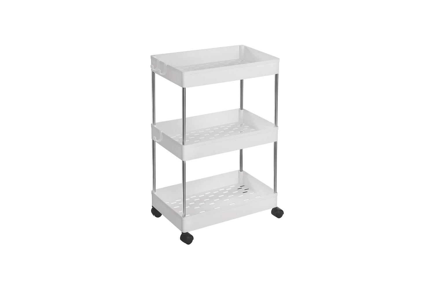 Songmics Storage Cart | Polypropylene & Metal | 3-tier | 40 X 22 X 60 Cm