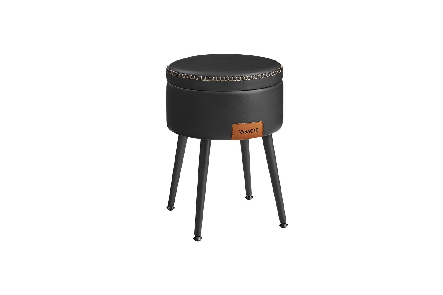 Storage Ottoman | Storage Ottoman | Pu Leather | 38.2 X 44.4 Cm