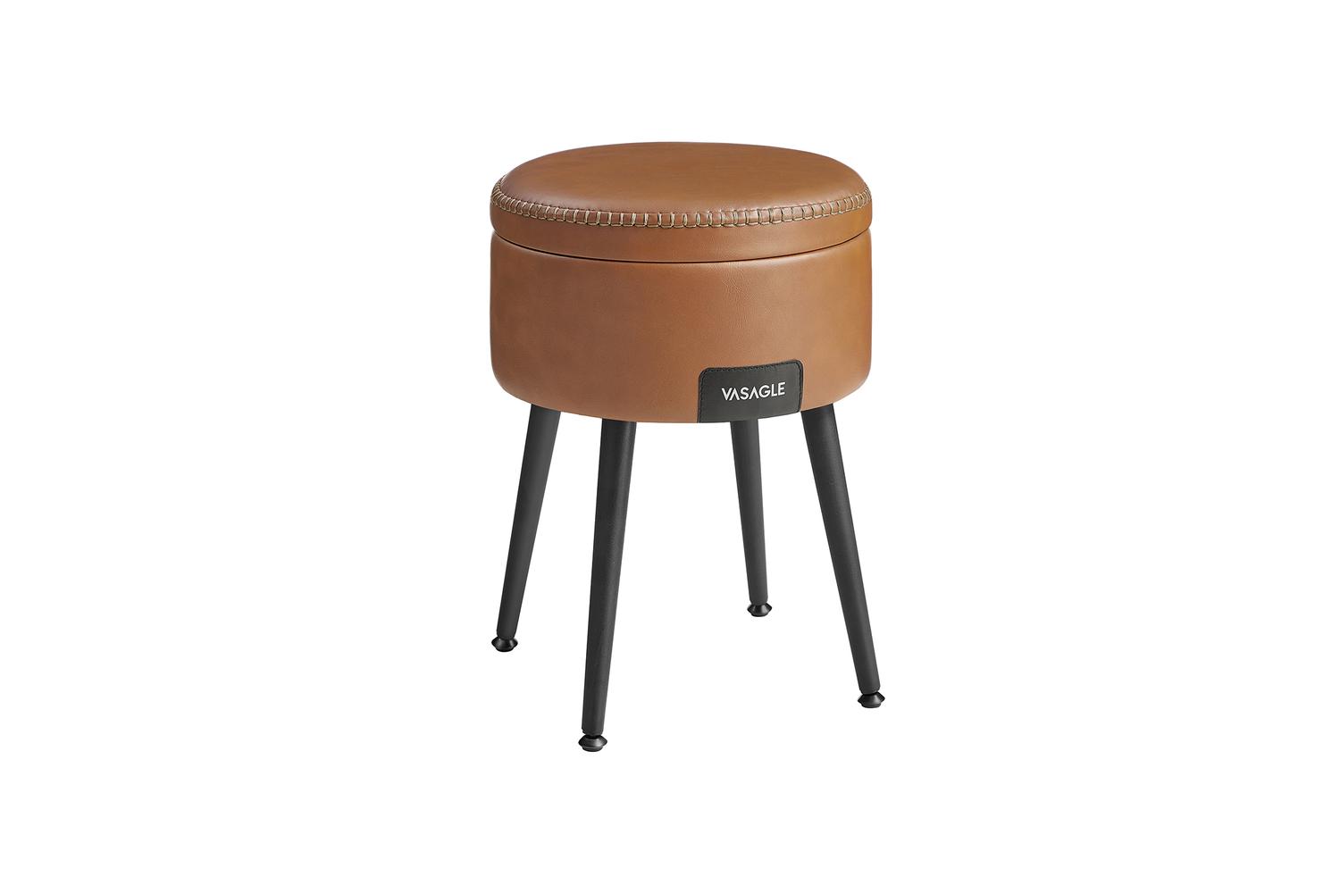 Storage Ottoman | Ottoman | Pu Leather | 38.2 X 44.4 Cm