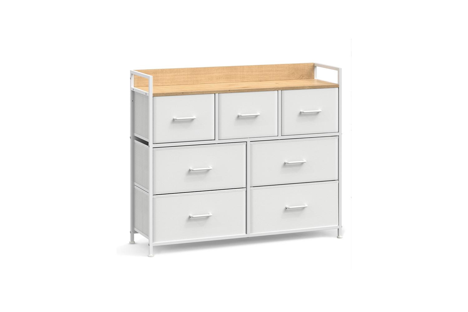 Dresser Unit | Chest Of Drawers | Chipboard Steel Non-woven Fabric | 98cm