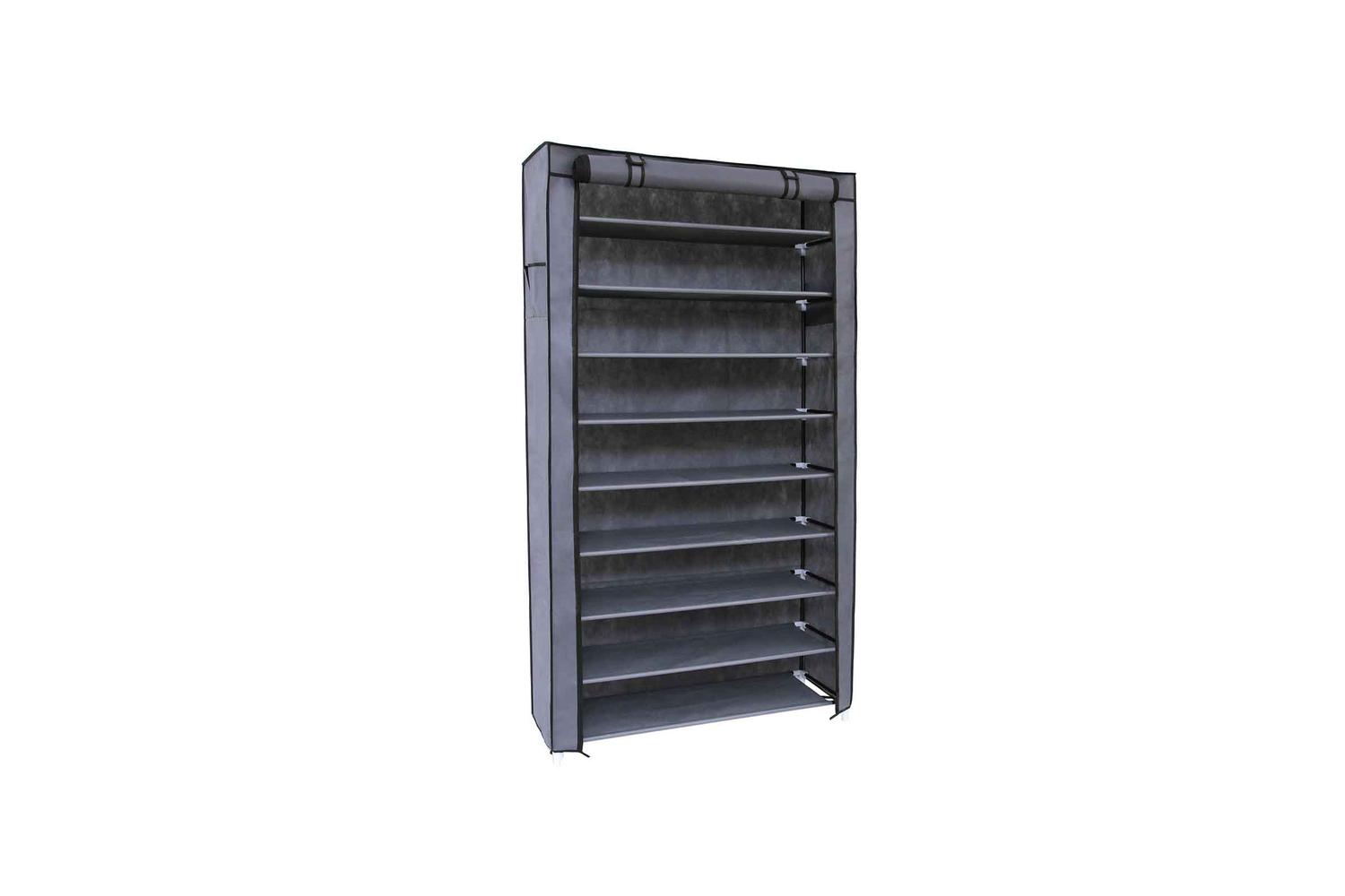 Shoe Rack | Storage & Organisation | Non-woven Fabric & Metal Tube | 88 X 28 X 160 Cm