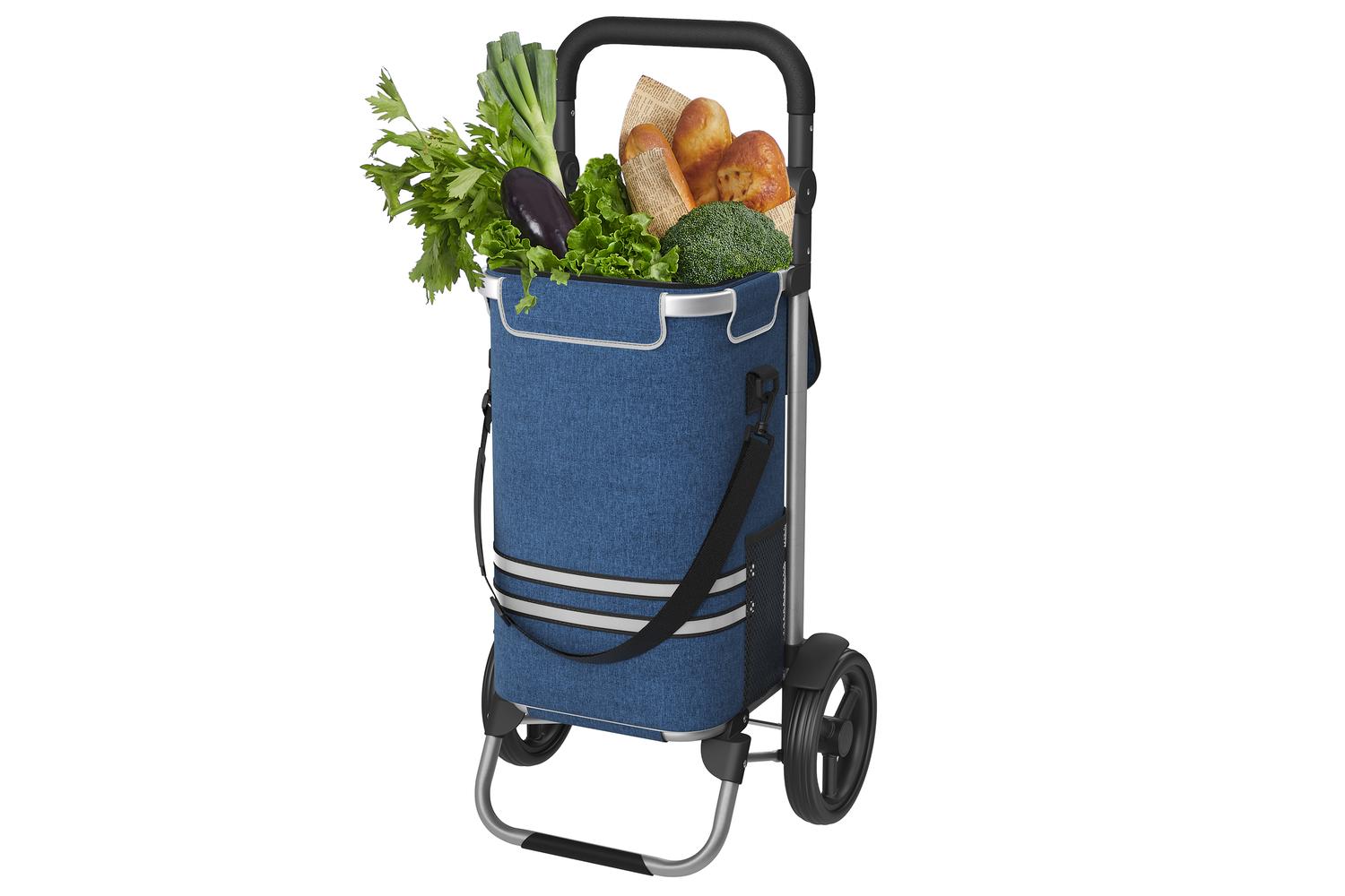 Songmics Shopping Trolley | Trolley And Cart | Polyester And Aluminium | 35 Litre