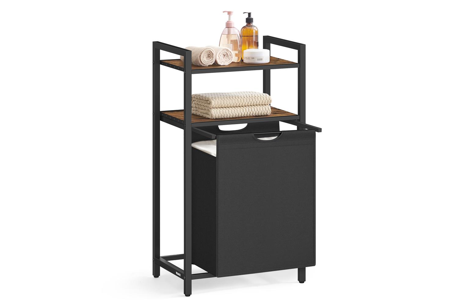 Laundry Basket | Laundry &amp; Clothing Care | Steel &amp; Mdf | 65l