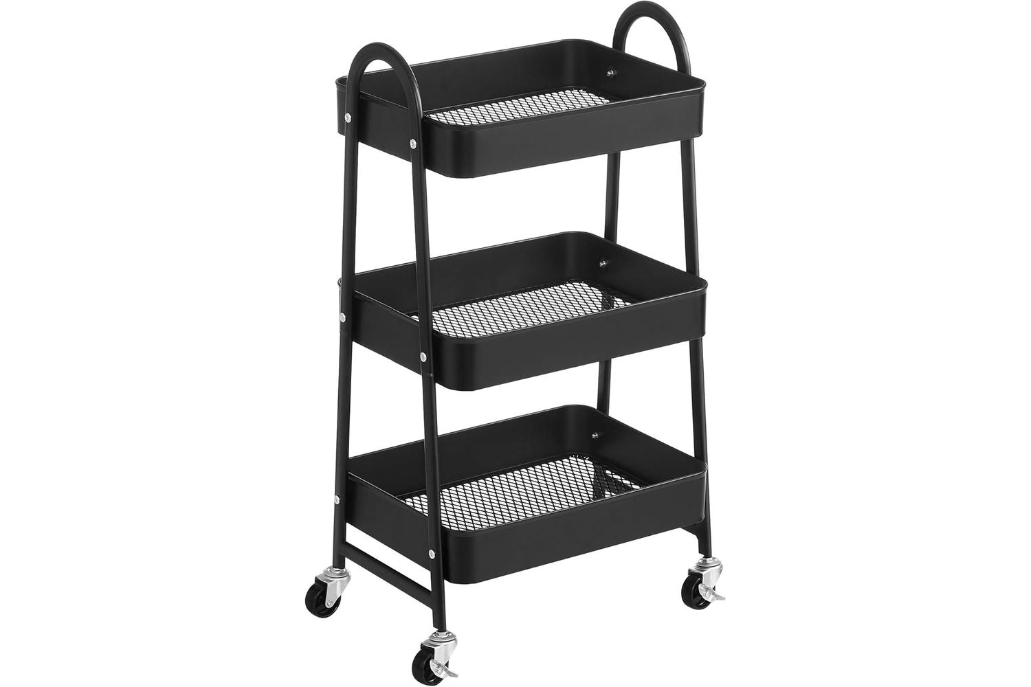 Songmics Rolling Cart | 3-tier Trolley | Metal | Standard Size