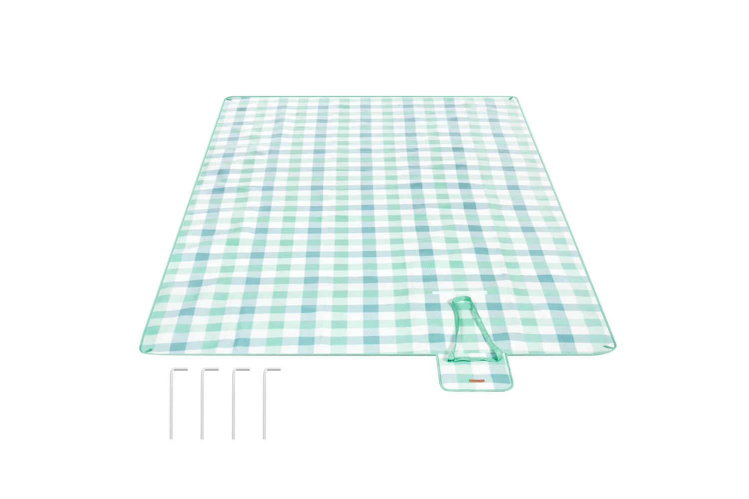 Songmics Camping Mat | Picnic Blanket | Velvet Surface | 300 X 200 Cm