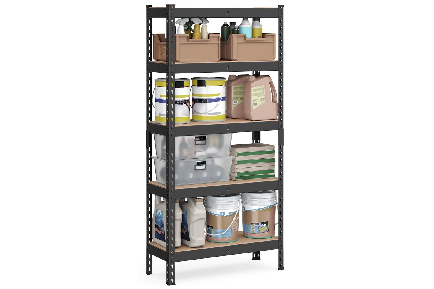 Songmics Shelving Unit | Garage Shelving | Steel And Mdf | Five Tier