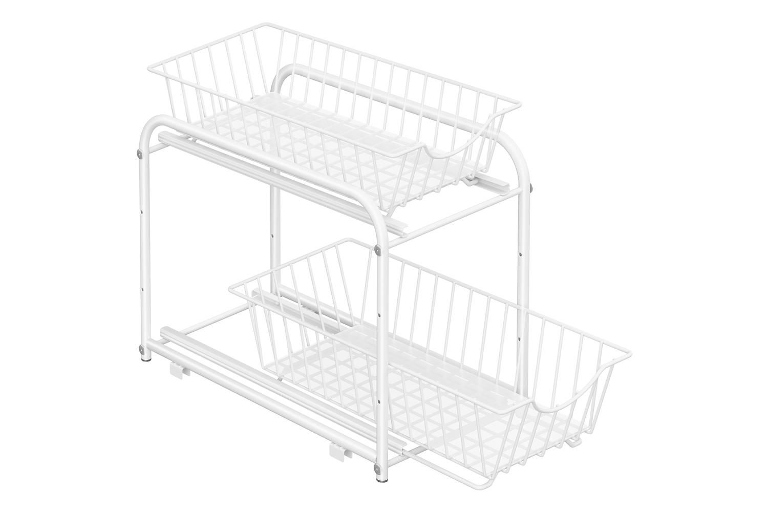 Pull-out Home Organizers | Storage Rack | Steel | Two-tier
