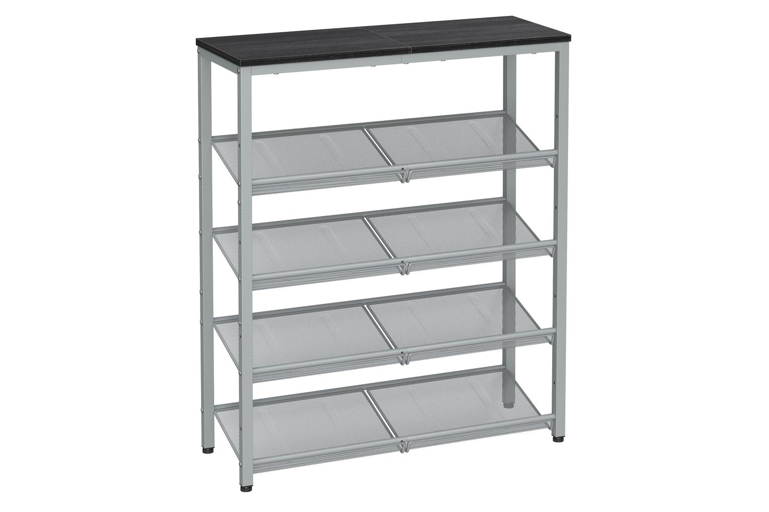 Shoe Rack | Shoe Storage Rack | Particleboard And Steel | Five Tier