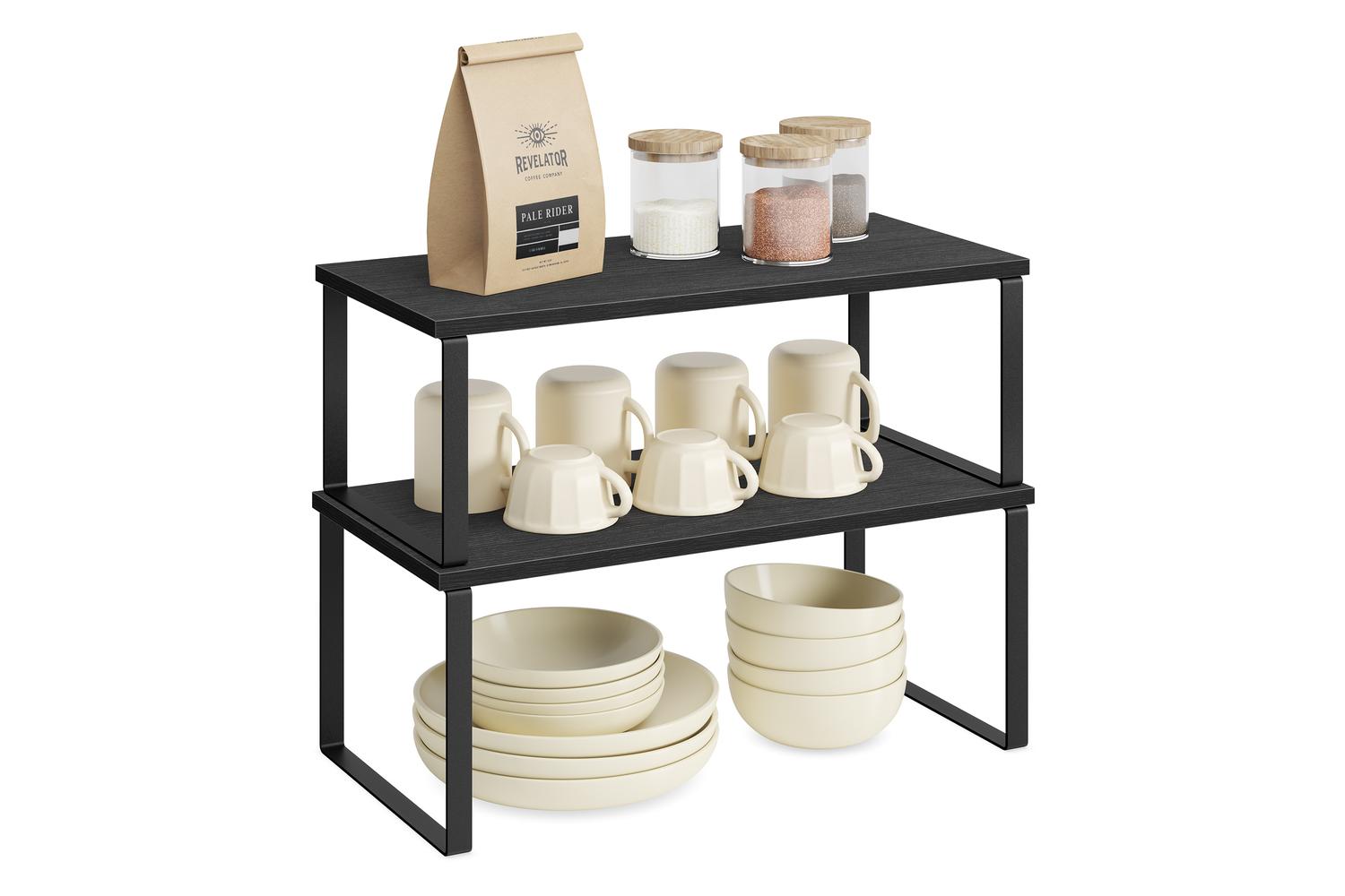 Storage Rack | Storage Shelf | Engineered Wood And Metal | Adjustable