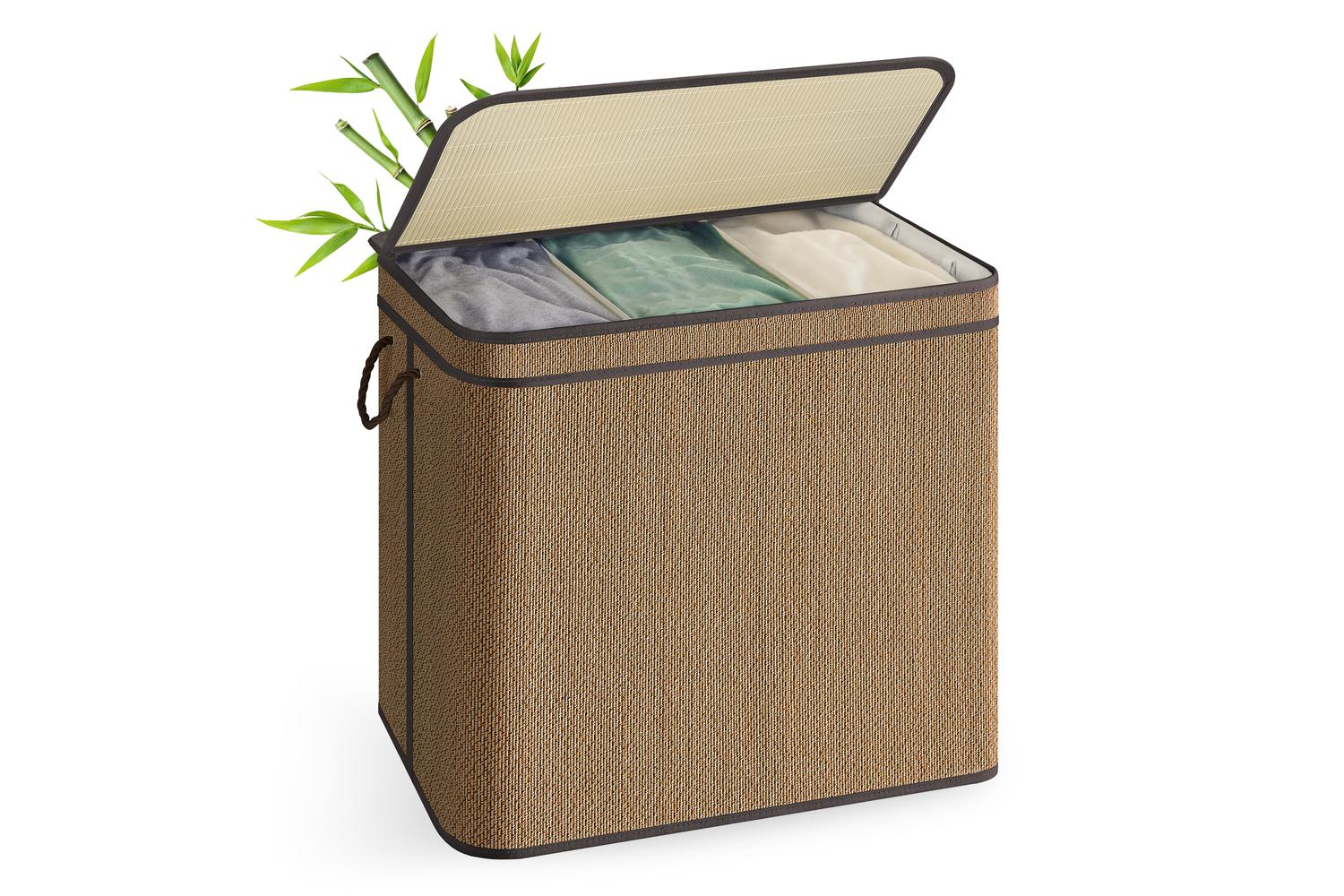 Laundry Hamper | Laundry Basket | Bamboo | Large