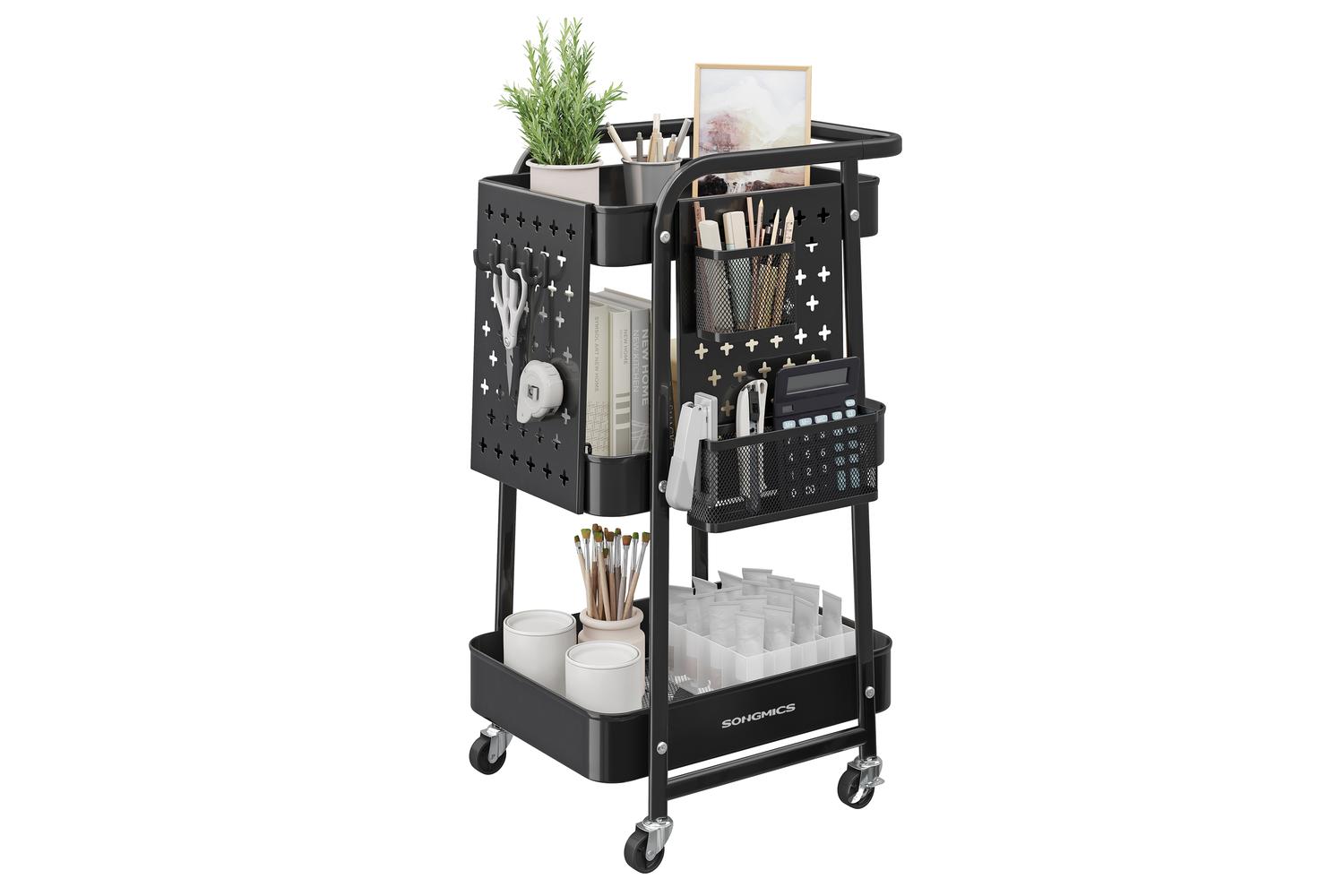 Songmics Storage Cart | Steel | 3-tier