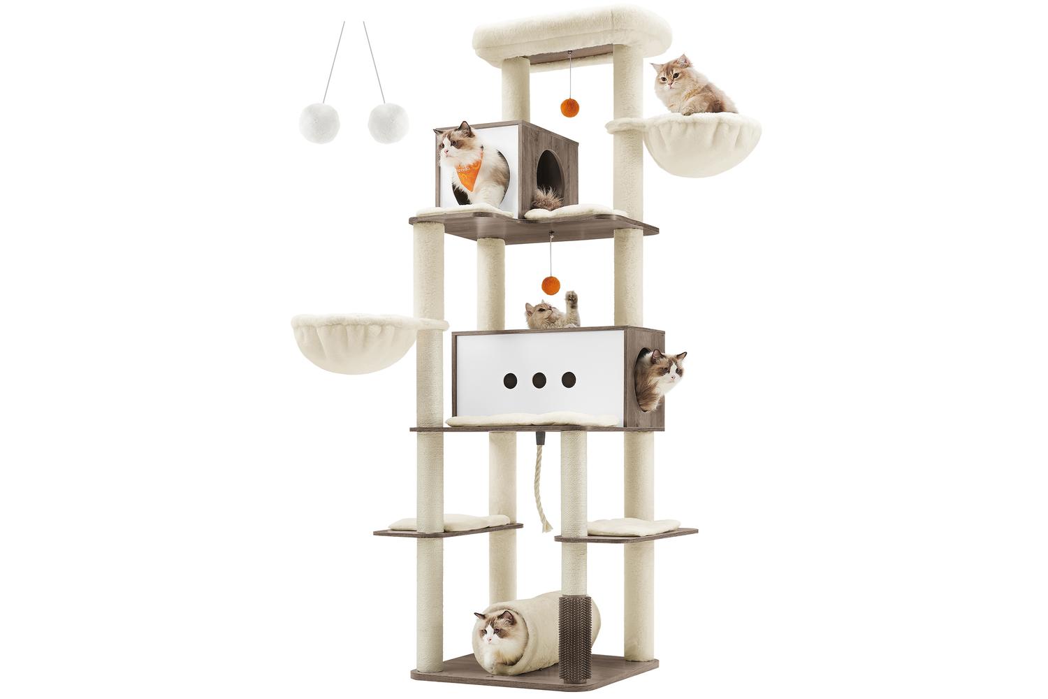 Cat Tree | Cat Tower | Particleboard And Plush | Extra Large