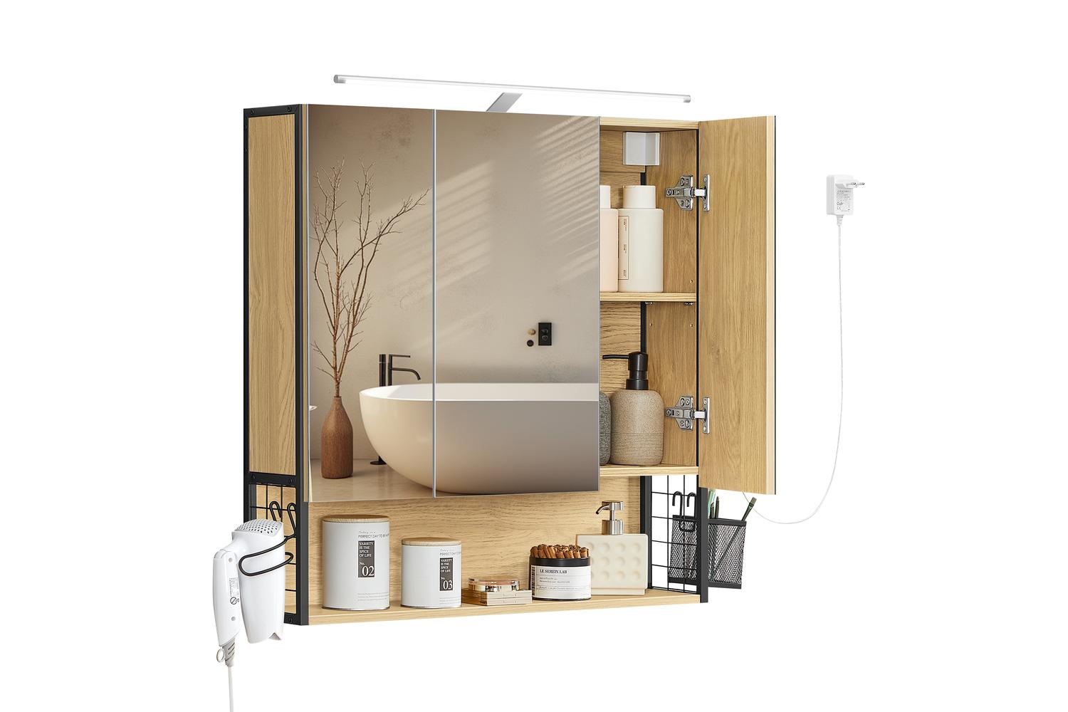 Mirror Cabinet | Wall Cabinet | White | Medium