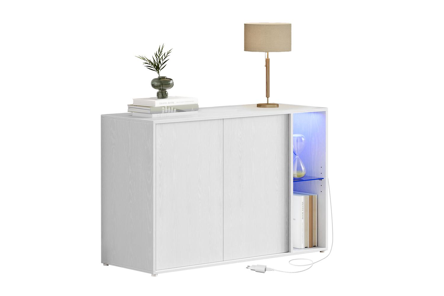 Storage Cabinet | Storage Cabinet | Wood And Glass | Medium