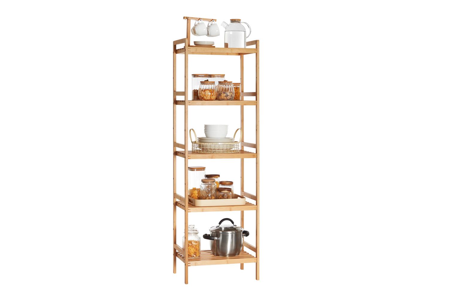 Bamboo Shelf | Storage Shelf | Bamboo | Five Tier