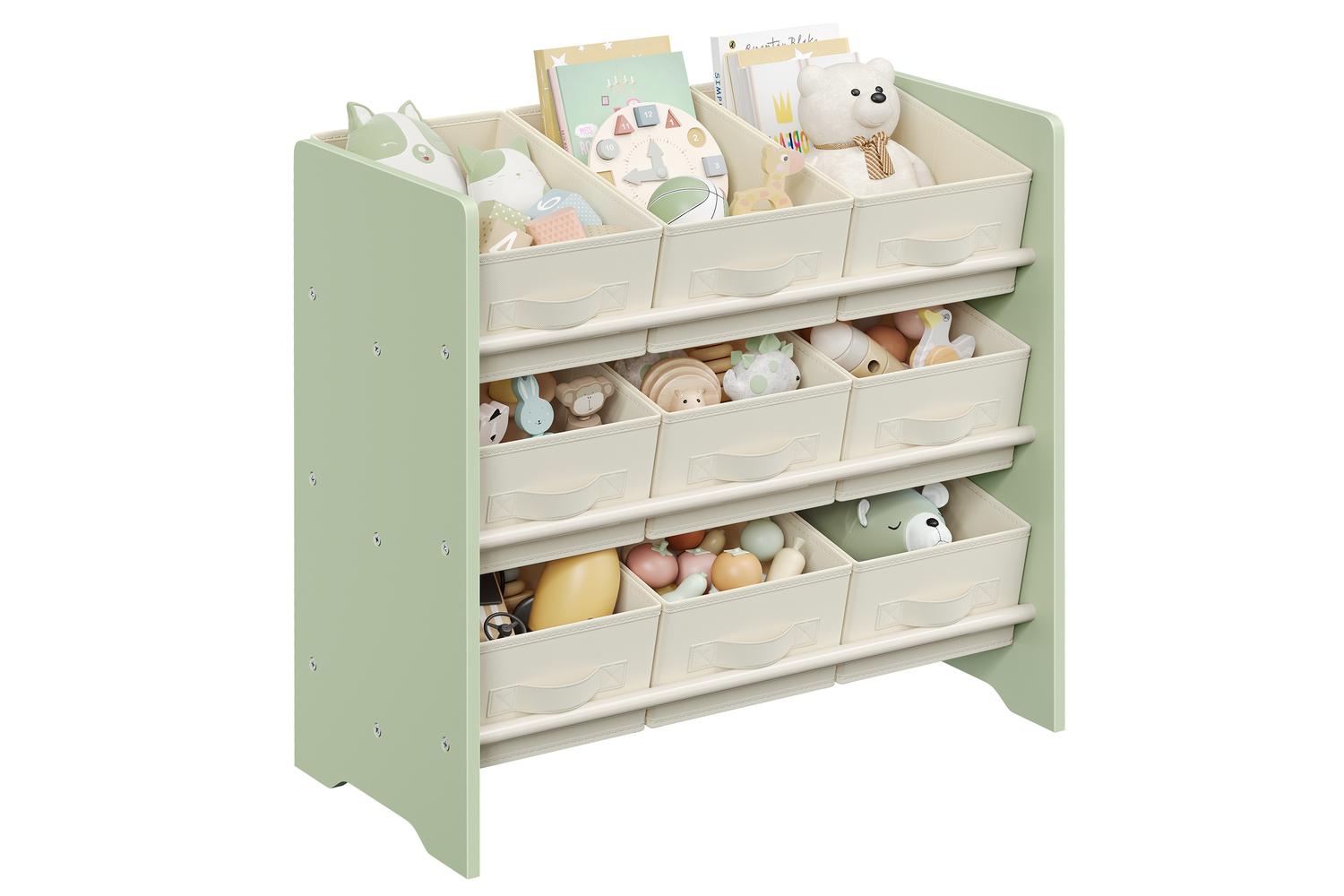 Toy Storage Shelf | Toy Storage Shelf | Chipboard | 9 Boxes